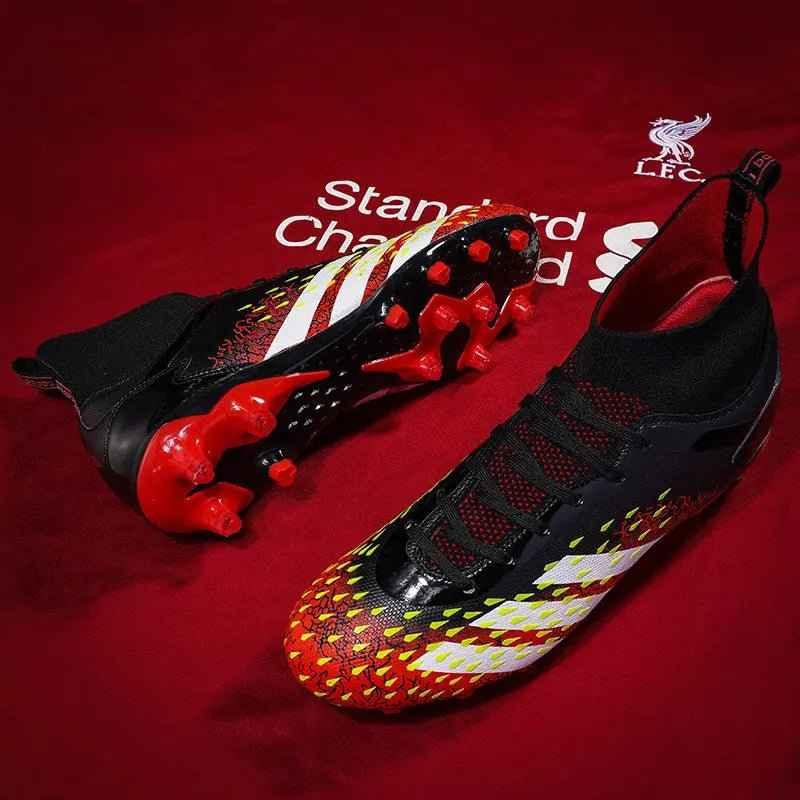 High Ankle Football Boots — Men's Indoor Soccer Shoes