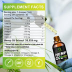 (4-Pack) High Potency Hemp Oil - 1,000,000 Maximum Strength - Helps Relaxation, Stress, Calming, Sleep - Organic Hemp Oil Extract - Vegan, Immunization Support, Non-GMO
