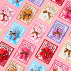 HIKISS 28-Pack Valentine Cards with Mini Plush Bears – Classroom Gifts & Party Favors