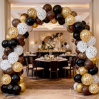 HILAVO Cheetah Print Balloons – Leopard Latex Balloons for Jungle Safari Parties (12in, 6 Pack)