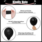 HILAVO 60-Piece Red, Black & Gold Balloons – 12" Casino Theme Party Decorations