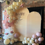 HILAVO Dusty Pink & Gold Balloons Set – 60pc Boho Latex Party Decor