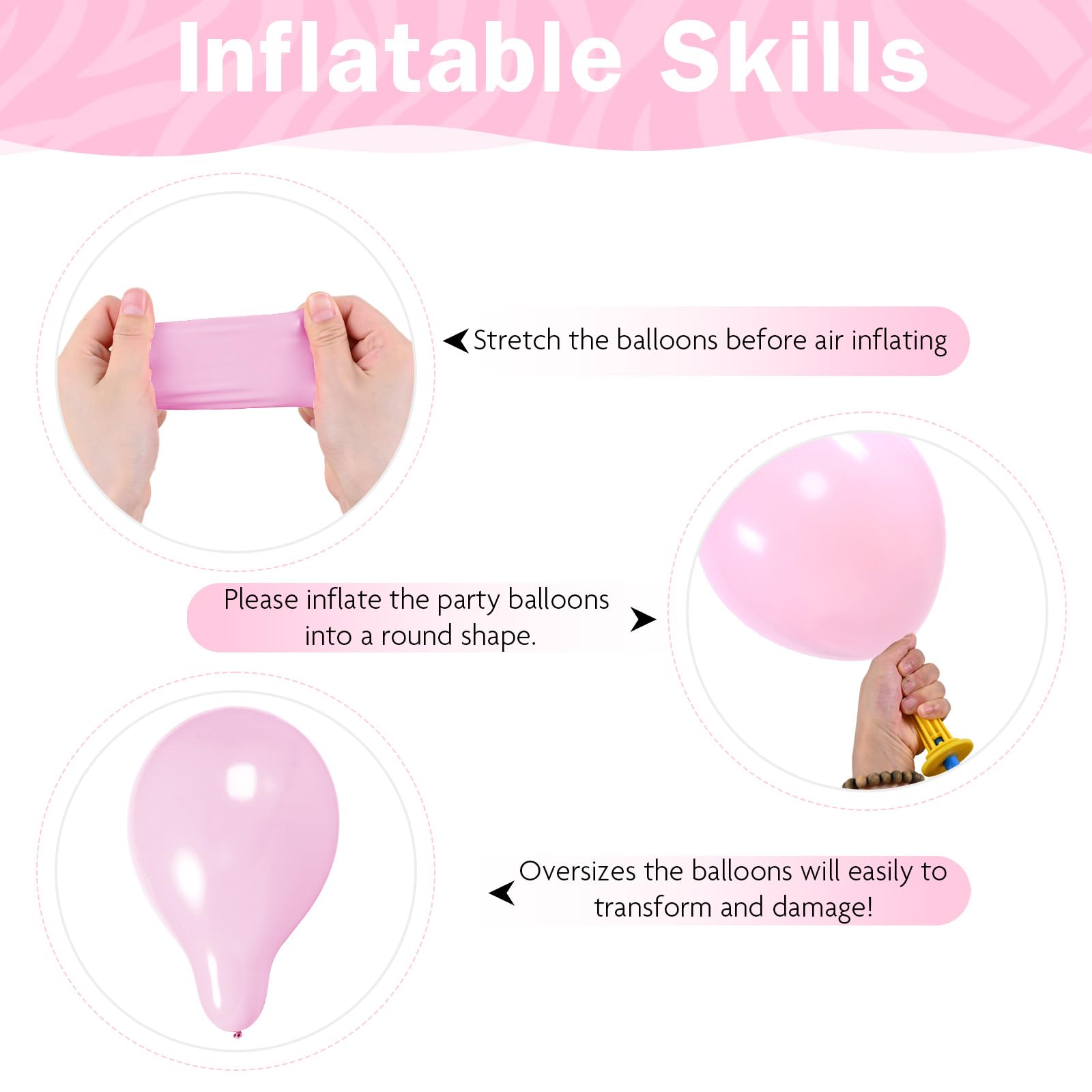 HILAVO Sage Green Pink Balloons 12in 389 Ivory & Gold Latex Party Decor