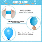 HILAVO Cow Print Balloons – 12 Inch Set in Light Blue, Brown, and Cow Sand for Western Party Decor