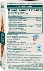 Himalaya Organic Arjuna - Blood Pressure Support, 700mg, 60 Count (Pack of 2)