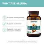 Himalaya Organic Arjuna - Blood Pressure Support, 700mg, 60 Count (Pack of 2)