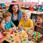 Hinzer 150-Pack Animal Erasers – 3D Puzzle Erasers for Kids, Classroom Rewards & Party Favors