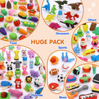 Hinzer 150-Pack Animal Erasers – 3D Puzzle Erasers for Kids, Classroom Rewards & Party Favors