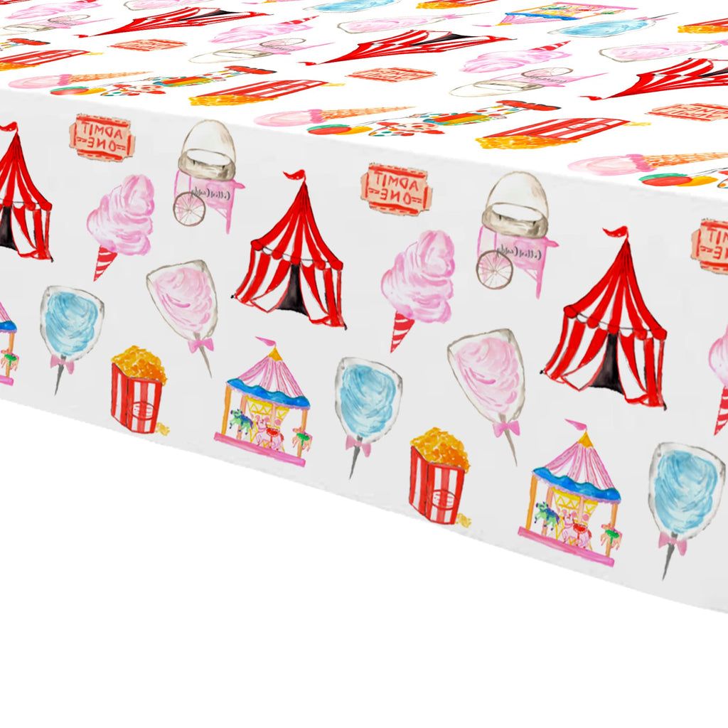 HIPVVILD Circus Carnival Theme Tablecloths – 4 Pack, 54 x 108 in