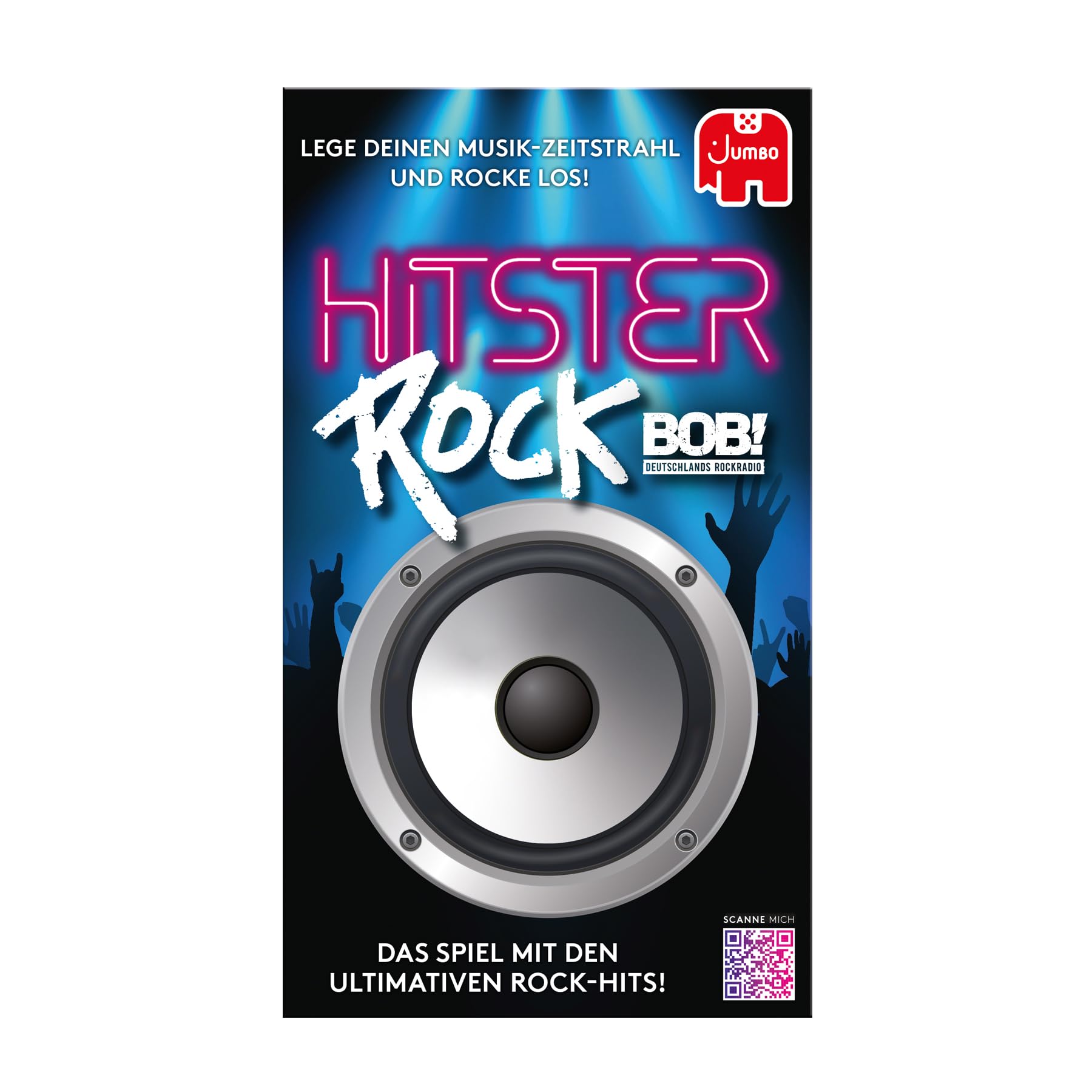 Hitster Rock – Party & Family Card Game for 2–10 Players, 16+, German Edition