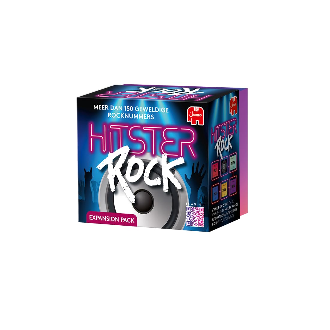 Hitster Rock Expansion Set – Music Card Game for 2-10 Players | Party & Timelines