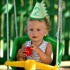 HODIHIWI Dinosaur Birthday Hat – Green Dino Theme Party Accessory for Boys