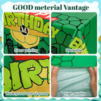 Hokoad Turtle Party Tablecloth 54x108 in – Disposable Waterproof Table Cover & Backdrop