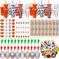 Hollowfly 24-Piece Sports Party Favors Set – Cups, Pencils, Whistles & More