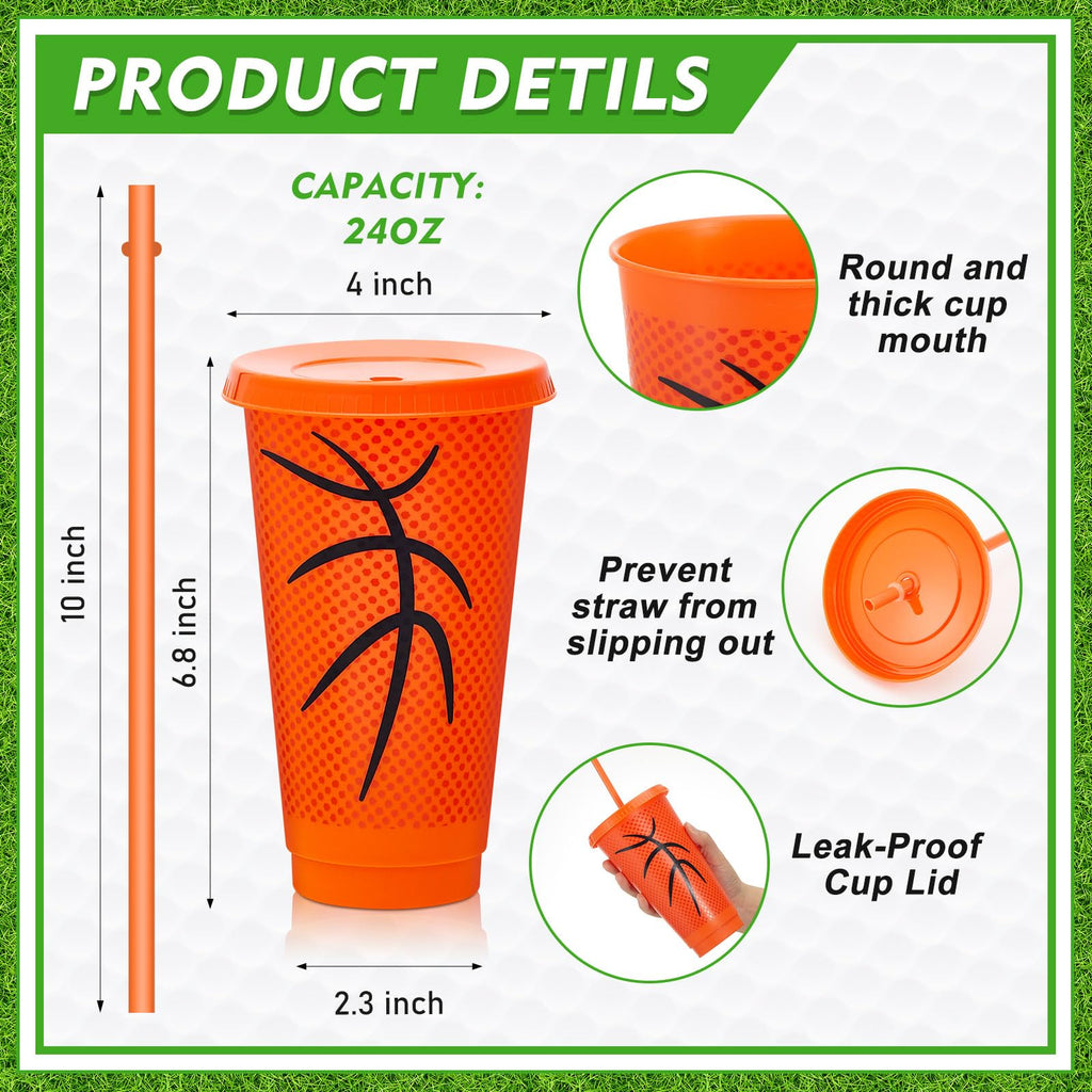 Hollowfly 24-Piece Sports Party Favors Set – Cups, Pencils, Whistles & More