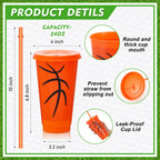 Hollowfly 24-Piece Sports Party Favors Set – Cups, Pencils, Whistles & More