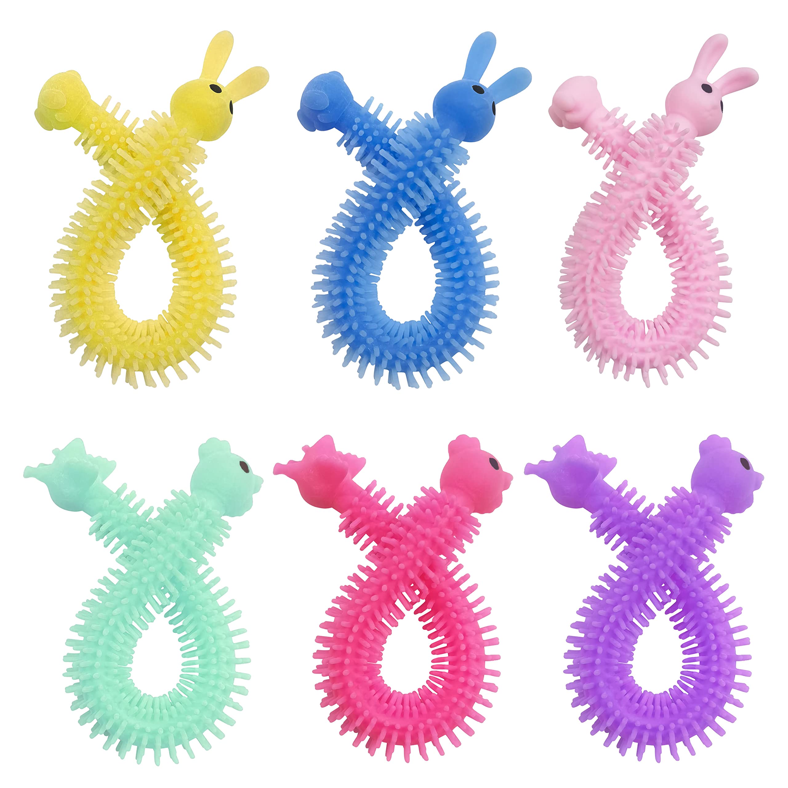 Holydeck Easter Stretchy Strings 24-Pack – Rabbit & Chick Theme Party Favors