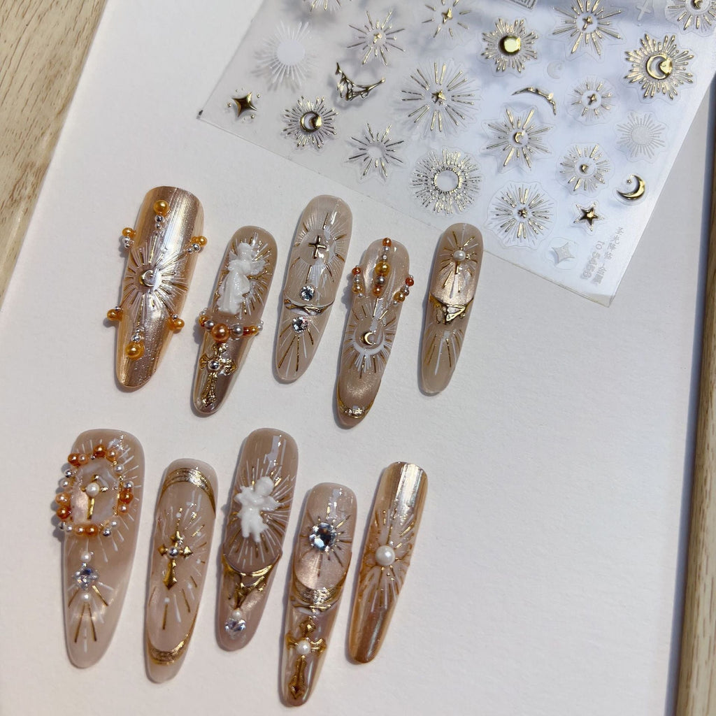 Hello Claws | Holy Light Jesus Nail Deco Sticker