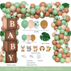 Hombae Woodland Baby Shower Decorations — Forest-Neutral Safari Theme Kit