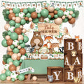 Hombae Woodland Baby Shower Decorations — Forest-Neutral Safari Theme Kit
