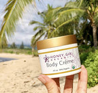 Honey Girl Organics Body Creme | Handmade Hawaii Moisturizing Cream, 4.0 fl oz