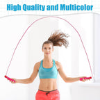 Honoson 30-Piece Rainbow Jump Rope Set for Kids – 7.87 ft Nylon Ropes with Adjustable Handles | Colorful Party Favors & Outdoor Fitness