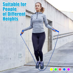 Honoson 30-Piece Rainbow Jump Rope Set for Kids – 7.87 ft Nylon Ropes with Adjustable Handles | Colorful Party Favors & Outdoor Fitness