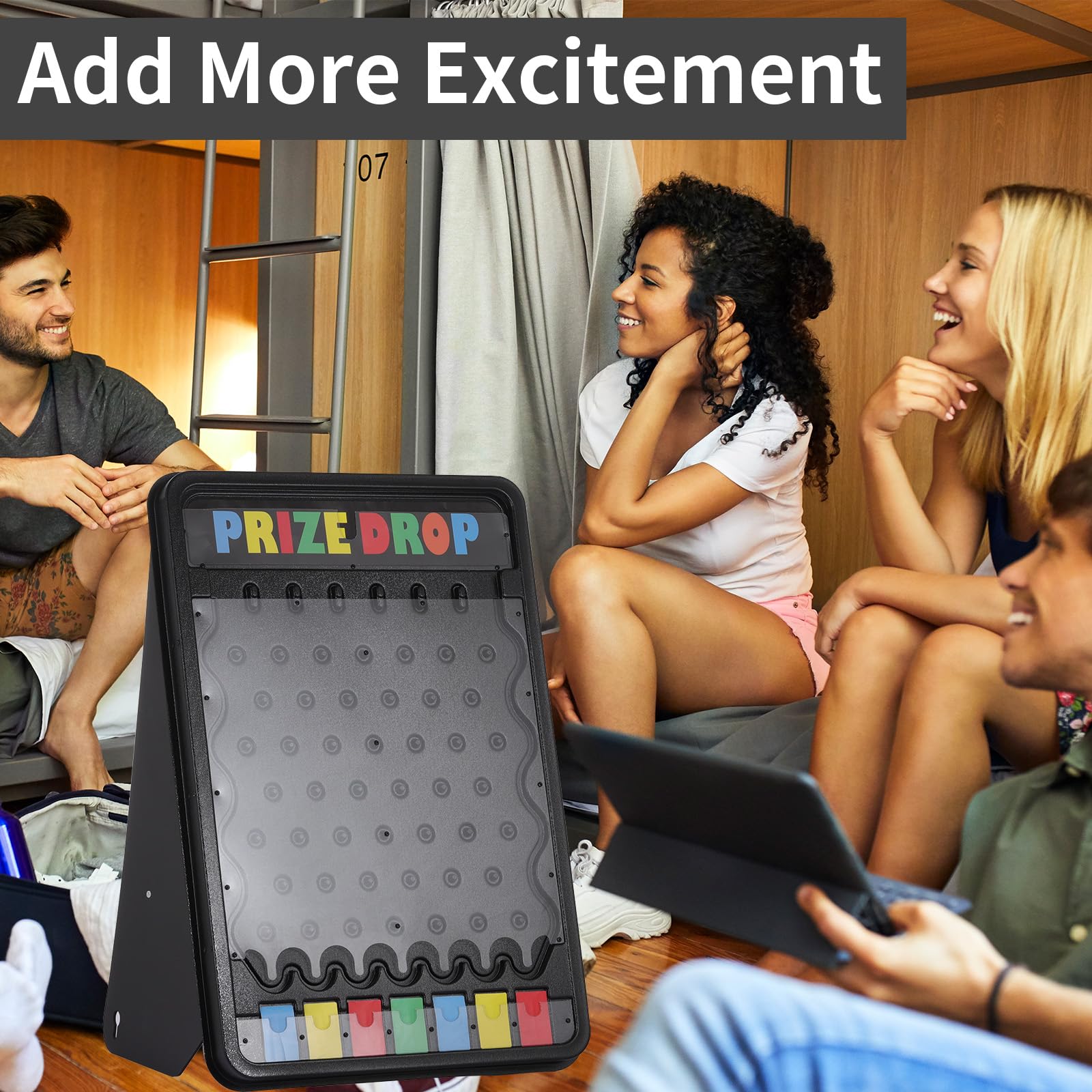 Hooomyai Tabletop Prize Drop Board Game – Large Foldable Plinko (31x21)