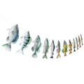 Hooqict Gone Fishing Banner Garland – Fish Birthday Party Decor