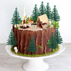 Hooqict 15Pcs Deer Christmas Cake Toppers – Woodland Decorations
