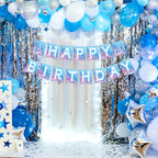 Hooqict Frozen Happy Birthday Banner – Winter Wonderland Party Decor