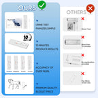 Horse Pregnancy Test Kit for Mares - Rapid Urine Test Strips, 10 Minutes, Easy-to-Use Breeding Detection (18-90 Days After Breeding)