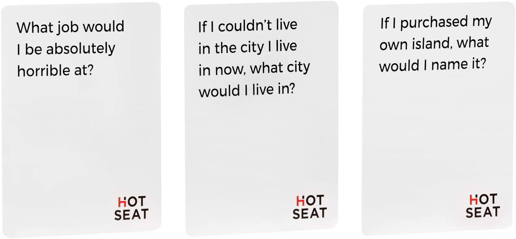 Hot Seat Party Game - The Family Card Game About You | Fun for All Ages