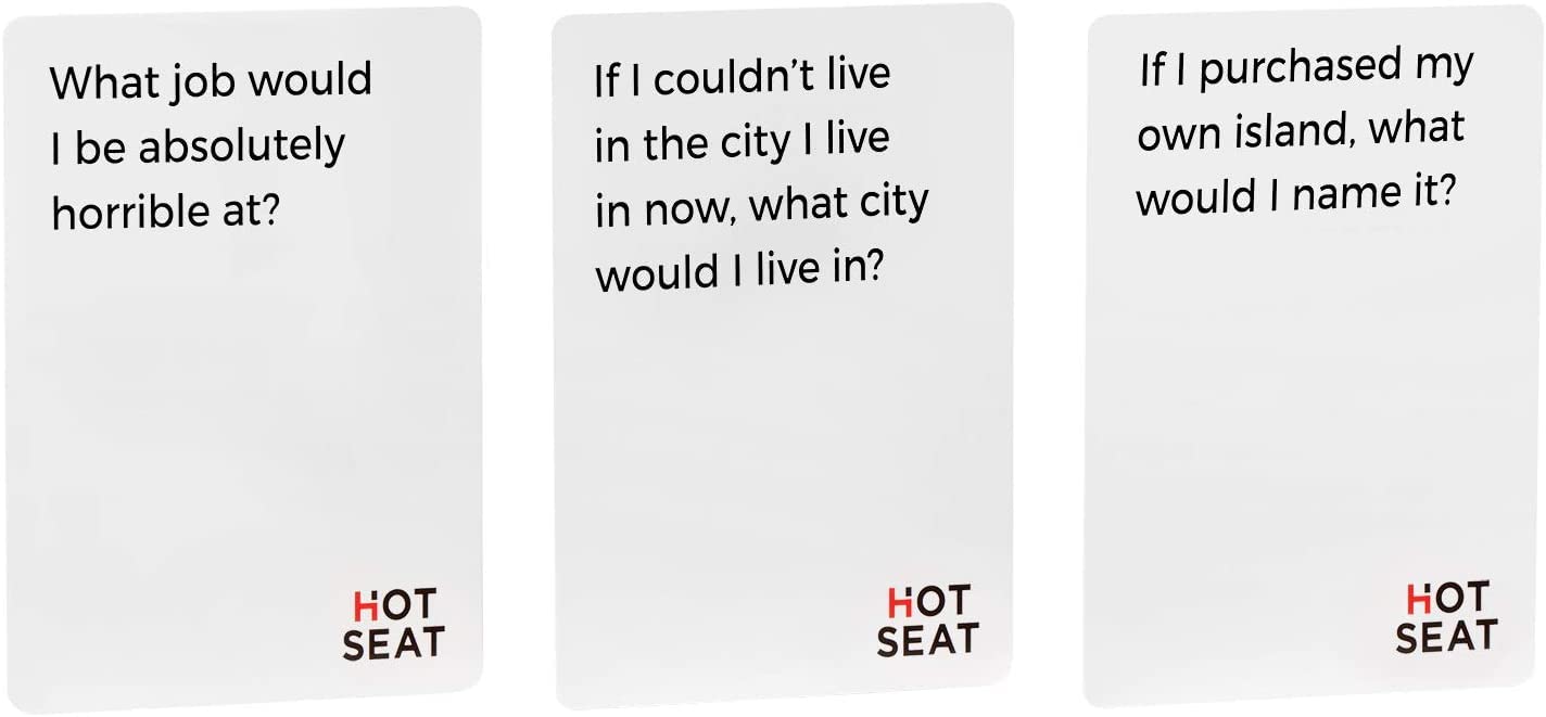 Hot Seat Party Game - The Family Card Game About You | Fun for All Ages