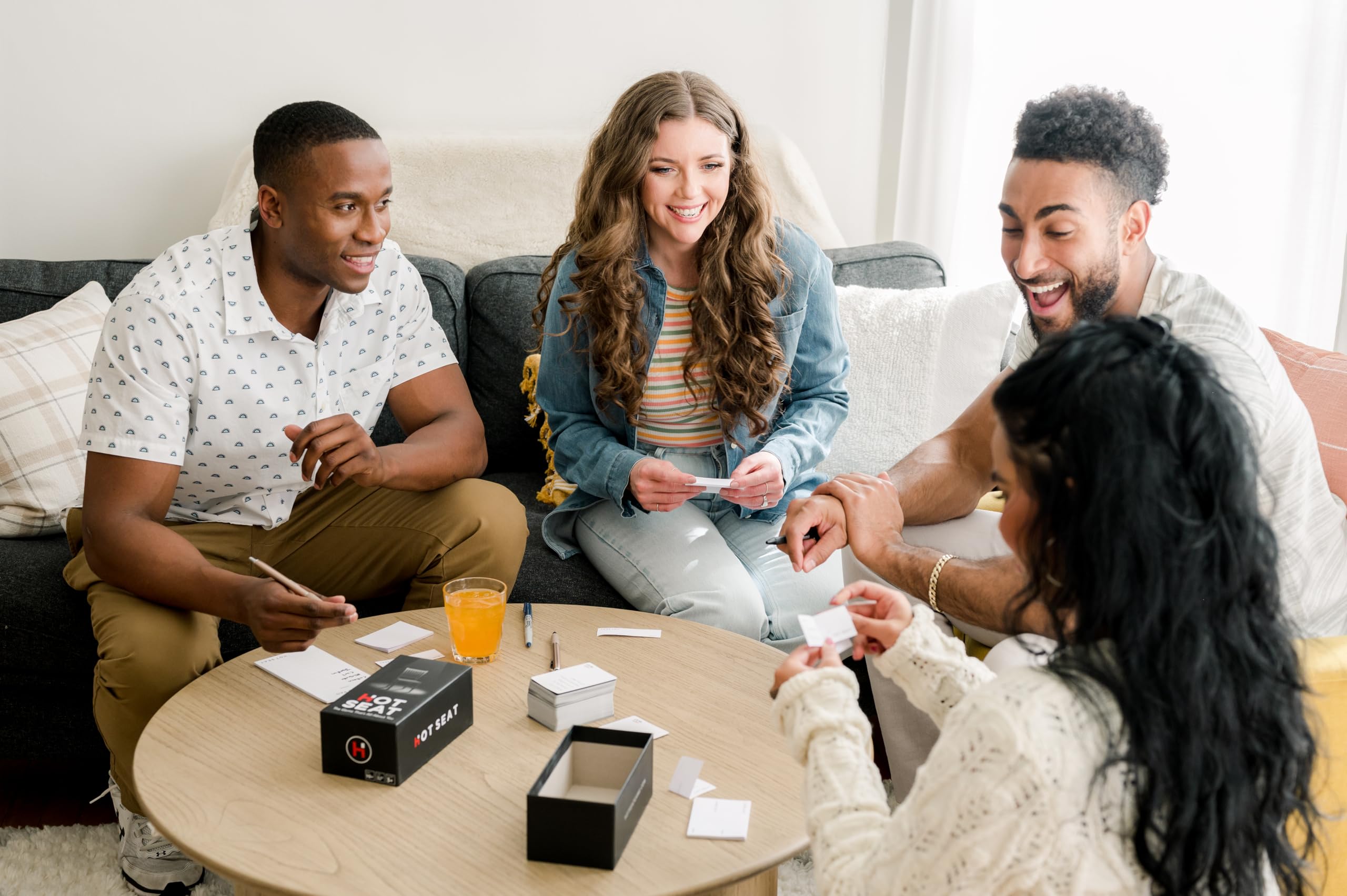 Hot Seat Party Game - The Family Card Game About You | Fun for All Ages