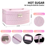 Hot Sugar Makeup Kit for Girls 10-12 – All-in-One Beginner Cosmetic Set with Real Tools & Cosmetics (Pink)
