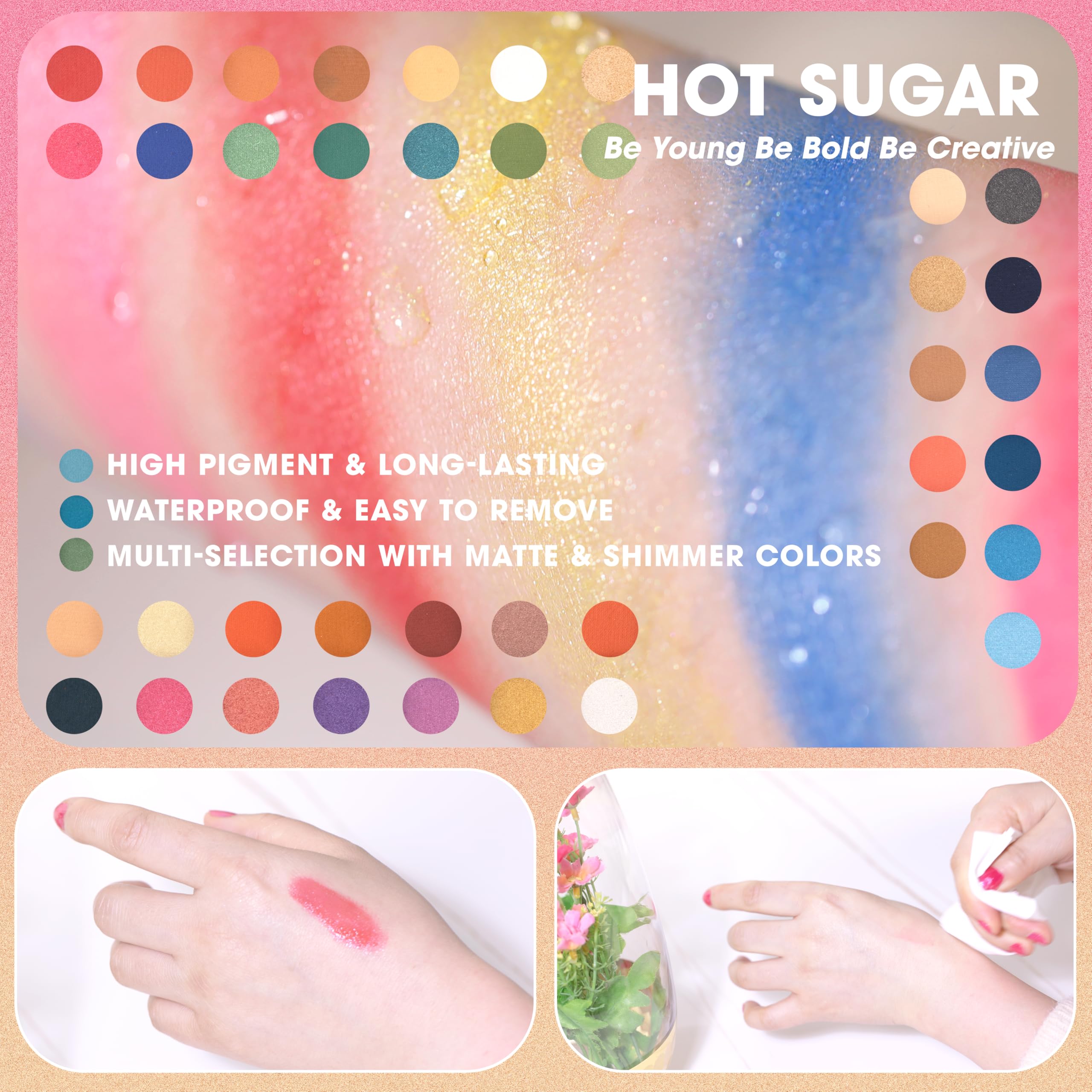 Hot Sugar Teen Makeup Kit for Girls 13-15 (Pink) – 42-Piece All-in-One Gift Set