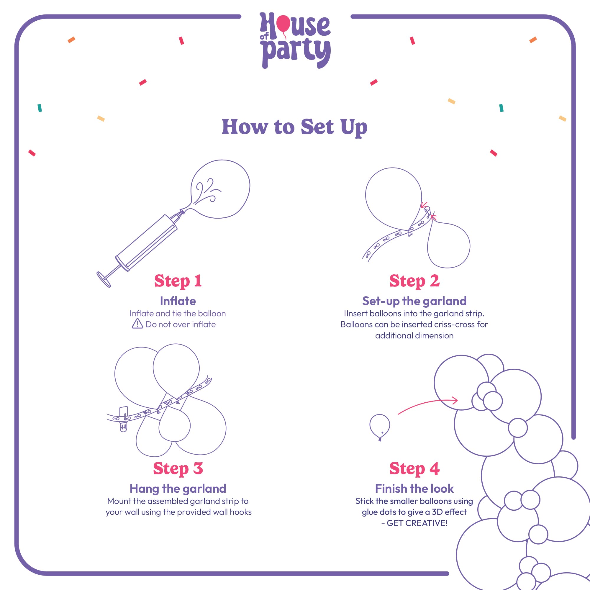HOUSE OF PARTY Cow Balloons Garland – 110 Pcs Farm Cow Print Balloon Arch for Kids Parties