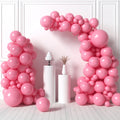HOUSE OF PARTY Pastel Pink Balloons – 89-Piece Garland Kit (5/12/18in) for Valentine’s Day, Birthdays & Weddings