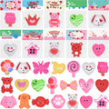Howzcci 24-Pack Valentines Cards with Mochi Squishy Toys – Kids Party Favors