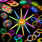 HSGUS 240 Glow Sticks Pack – Neon Party Favors & Glow Accessories