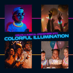 HSGUS 240 Glow Sticks Pack – Neon Party Favors & Glow Accessories