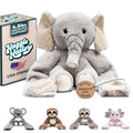 Huggle Healers Hathi Elephant Plush – 36-Inch Arm Hug, 4.5 lb Weighted Elephant Stuffed Animal