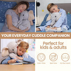 Huggle Healers Hathi Elephant Plush – 36-Inch Arm Hug, 4.5 lb Weighted Elephant Stuffed Animal