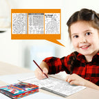 Hungdao 48 Pcs Circus Carnival Mini Activity Books | Kids Party Favors, Mazes, Word Search & More