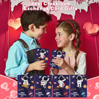 Huyamap 28-Pack Valentine’s Day Cards with LED Finger Lights – Classroom Gifts & Party Favors