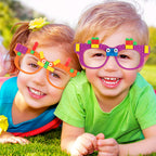 Hxezoc 12 Pcs DIY Building Bricks Glasses – Creative Kids Party Games