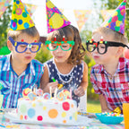Hxezoc 12 Pcs DIY Building Bricks Glasses – Creative Kids Party Games & Favors