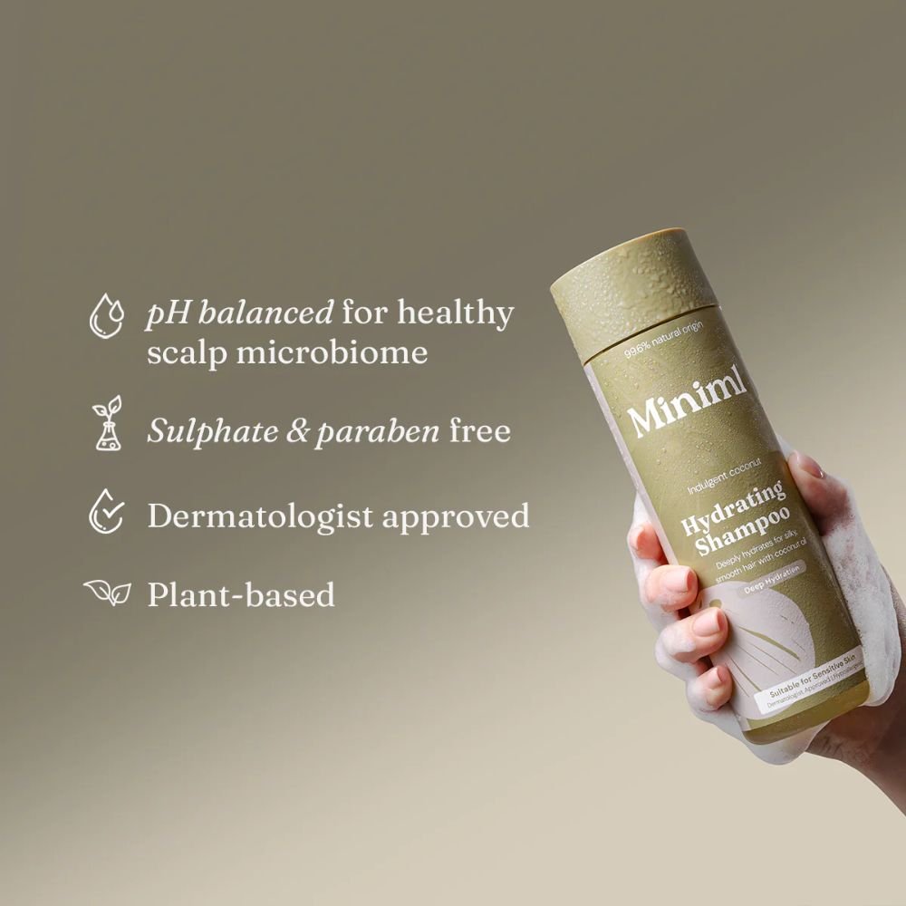 Feuchtigkeitsspendendes Shampoo Verwöhnende Kokosnuss 400ml Sulfatfreie Haarpflege