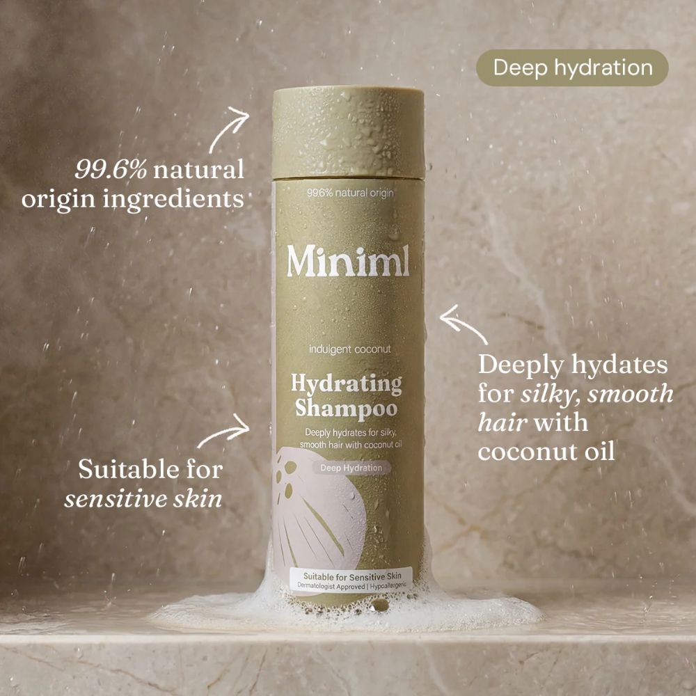 Feuchtigkeitsspendendes Shampoo Verwöhnende Kokosnuss 400ml Sulfatfreie Haarpflege